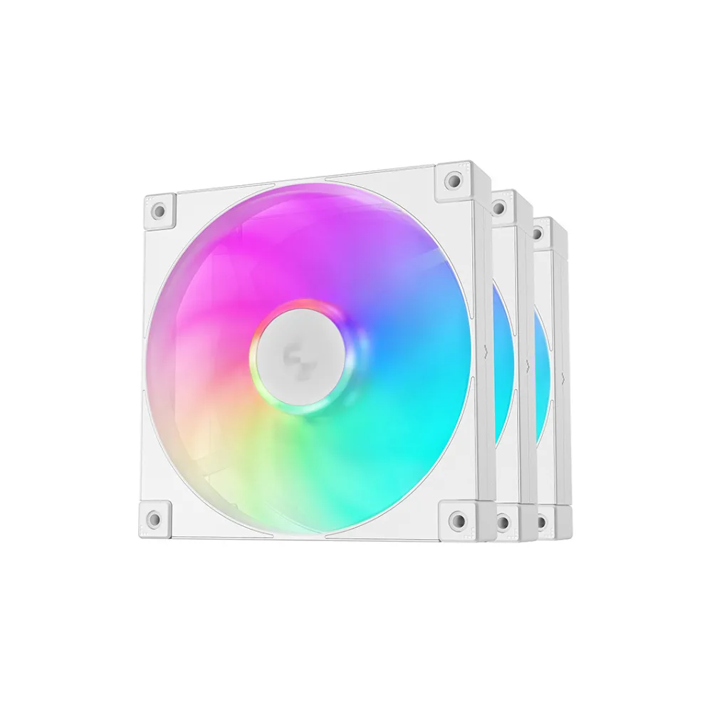 DeepCool FL14 3 IN 1 ARGB 140mm Case Fan White thumbnail