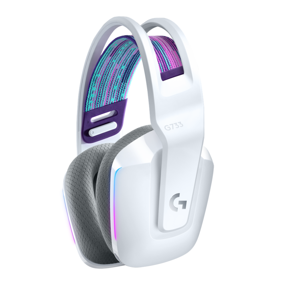 Logitech G733 LIGHTSPEED Wireless RGB Gaming Headset White thumbnail