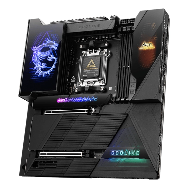 MSI MEG X870E GODLIKE WiFi 7 AMD AM5 E-ATX Motherboard thumbnail