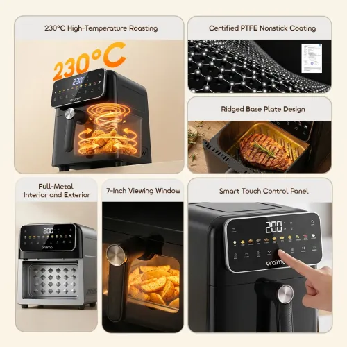 Oraimo NutriFry S1 1500W 6L Air Fryer (OAF-261A) thumbnail