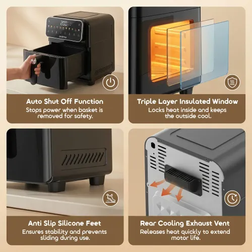 Oraimo NutriFry S1 1500W 6L Air Fryer (OAF-261A) thumbnail